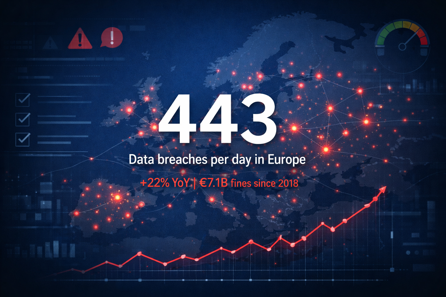 443 Personal Data Breaches. Every Single Day. In Europe Alone.