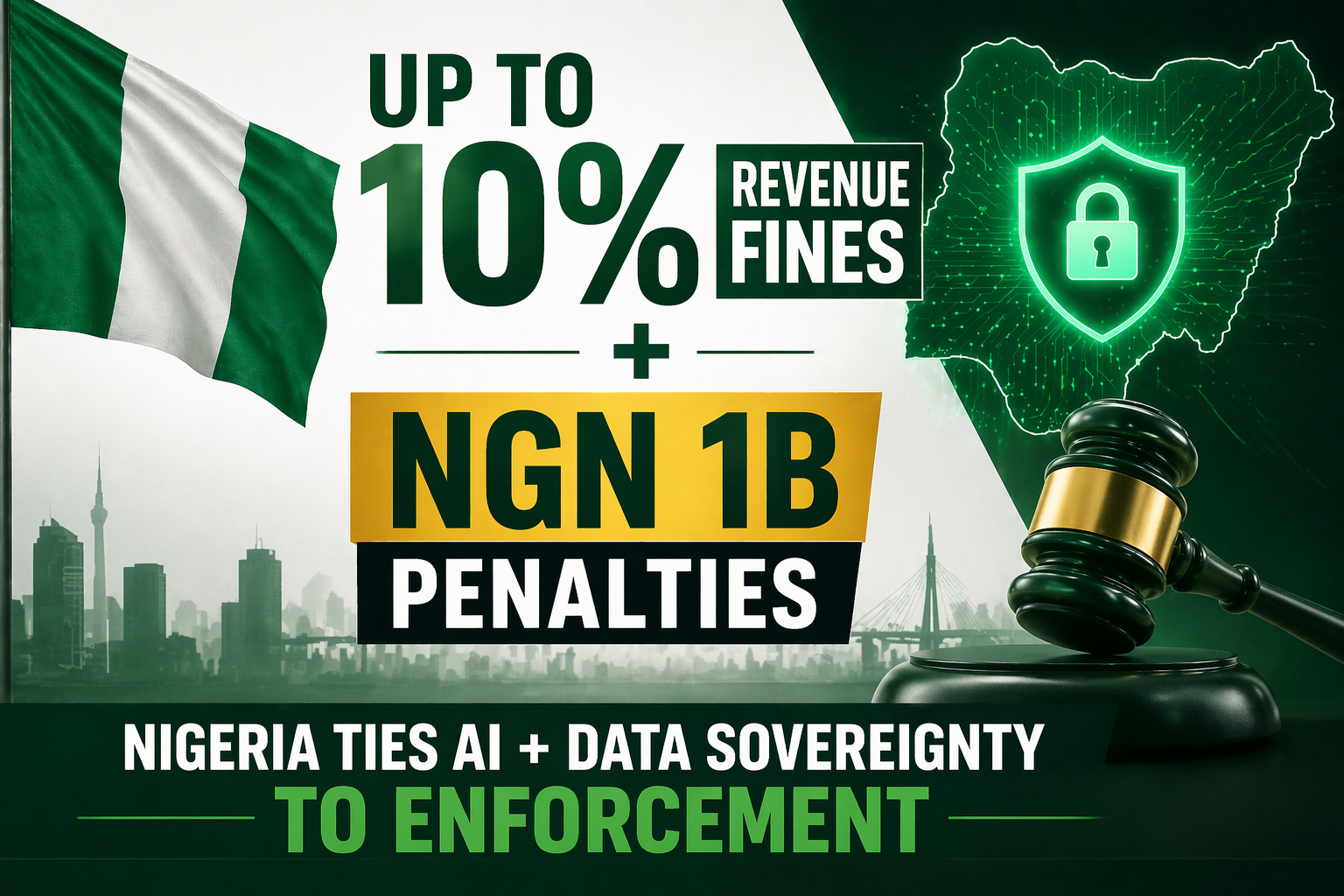 Up to 10% Revenue Fines + NGN 1B Penalties: Nigeria Ties AI + Data Sovereignty to Enforcement