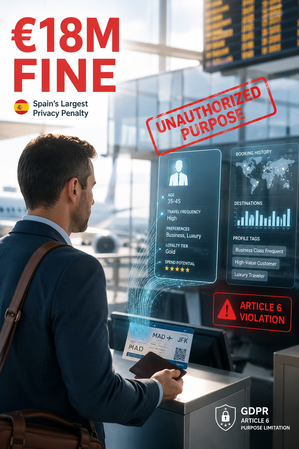 Spain’s AEPD Fines Amadeus €18 Million Over Traveller Profiling