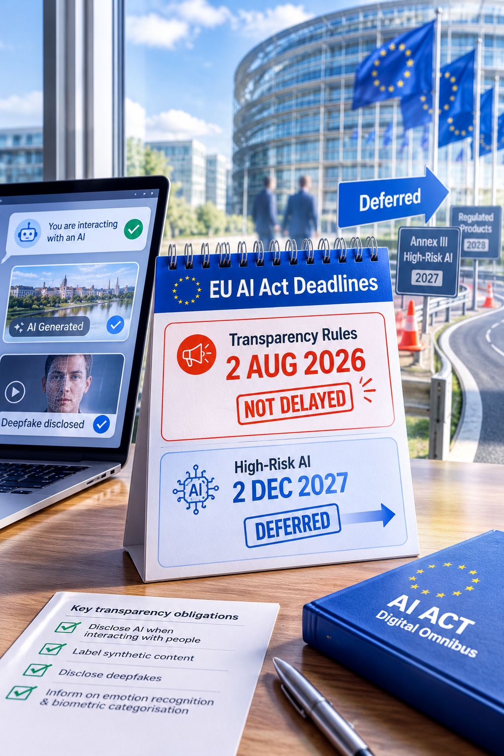 EU AI Act: High-Risk Deadlines Move