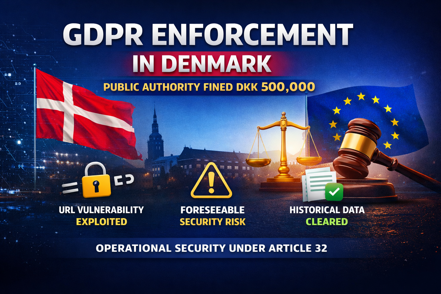 Denmark Enforces GDPR Article 32 with Criminal Conviction
